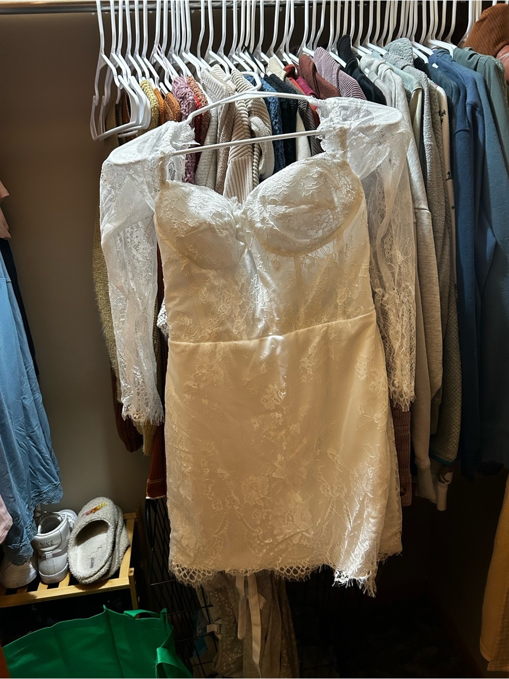 White dress